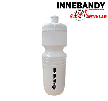 Innebandyesset Water Bottle - White