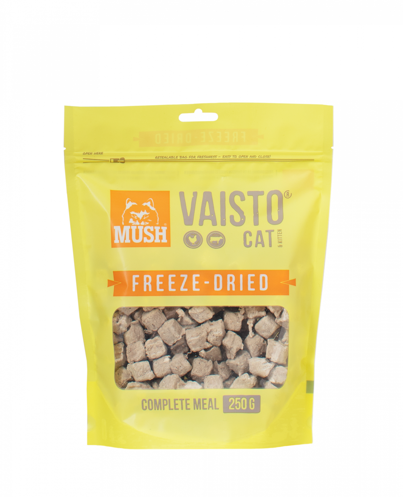MUSH Katt Gul Freeze-Dried 250g