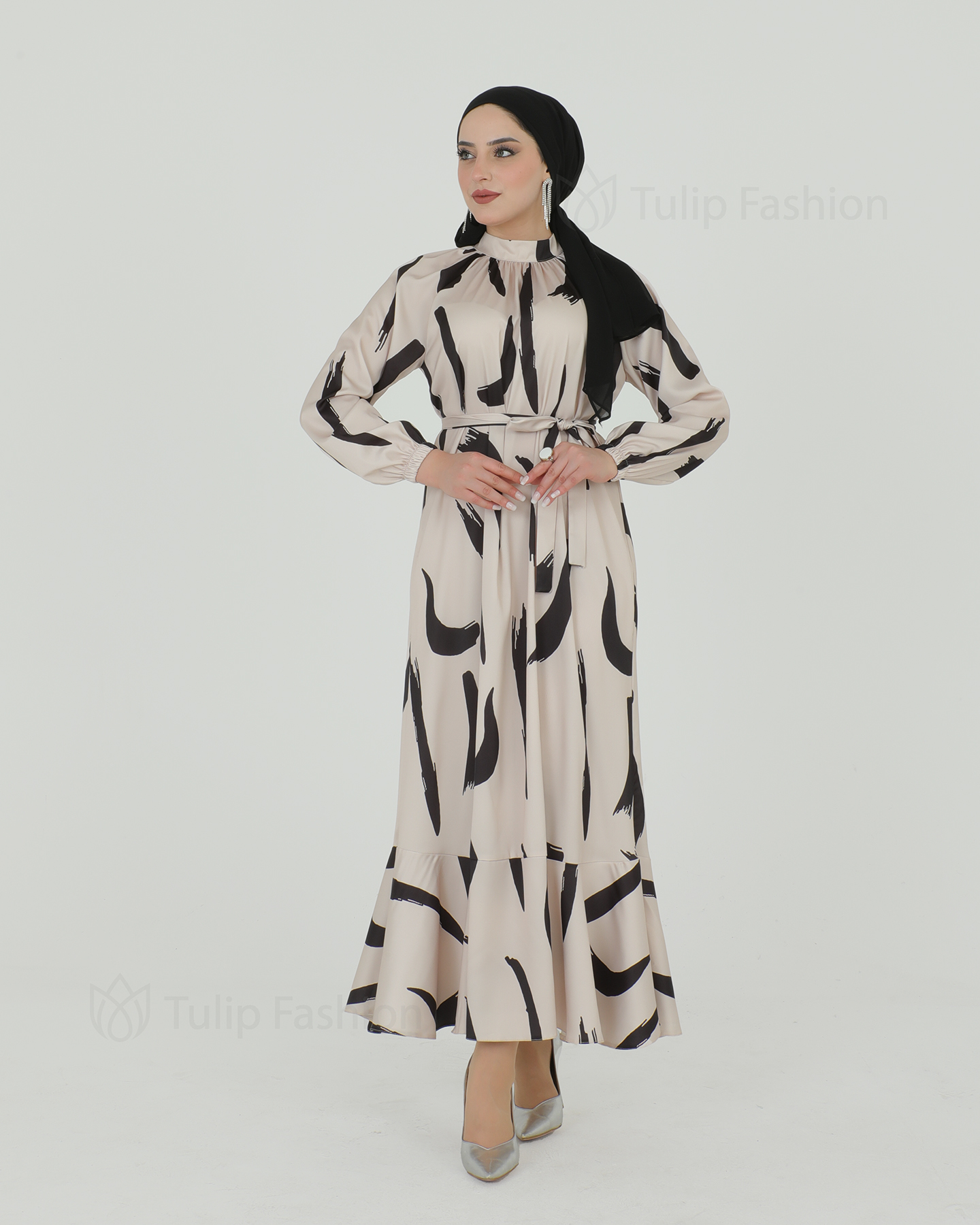 Party dress - Beige - 2