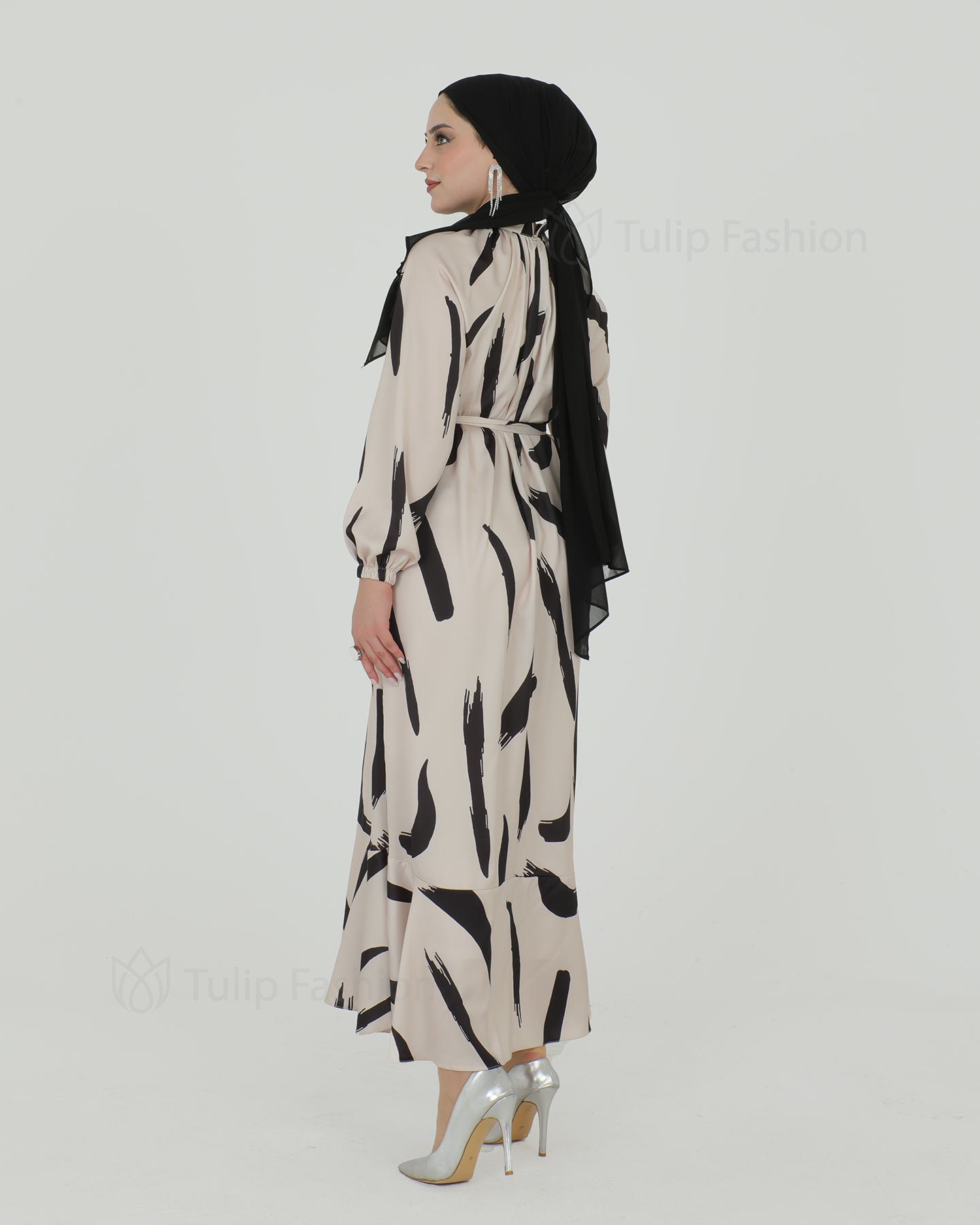 Party dress - Beige - 3