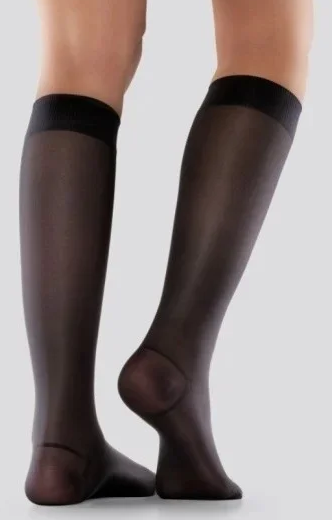 Mabs Stödstrumpor Nylon Svart