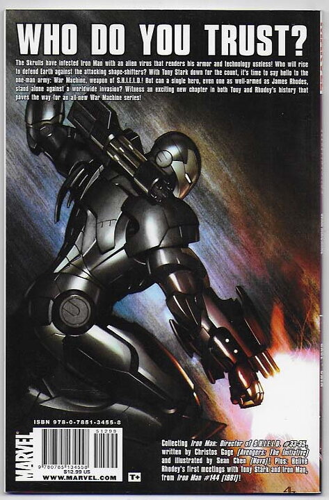 Secret Invasion: War Machine - Weapon of S.H.I.E.L.D. TP NM