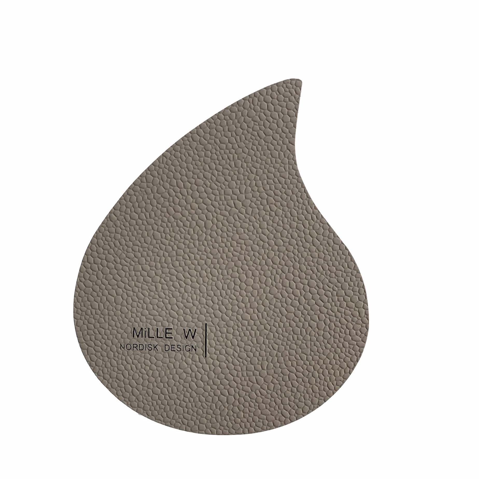 Glasunderlägg Drop Grey