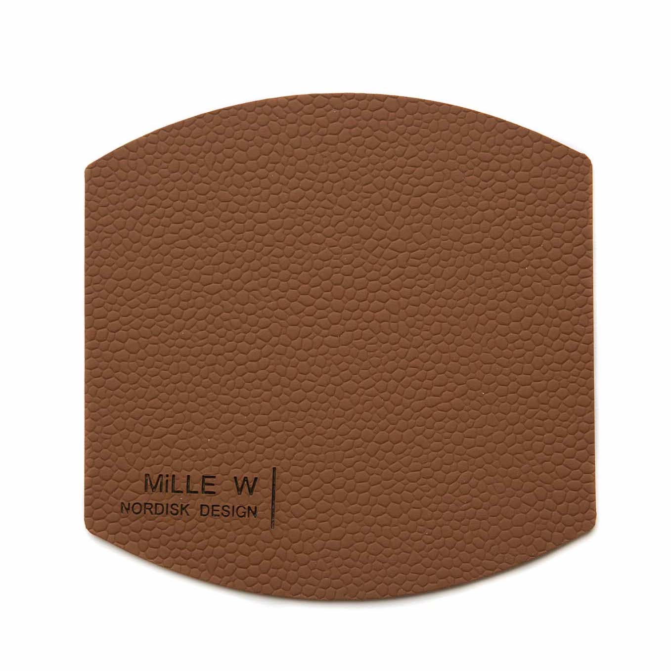 Glasunderlägg Ellips Cognac