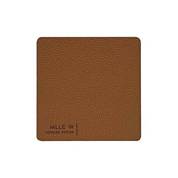 Rectangular coaster Cognac
