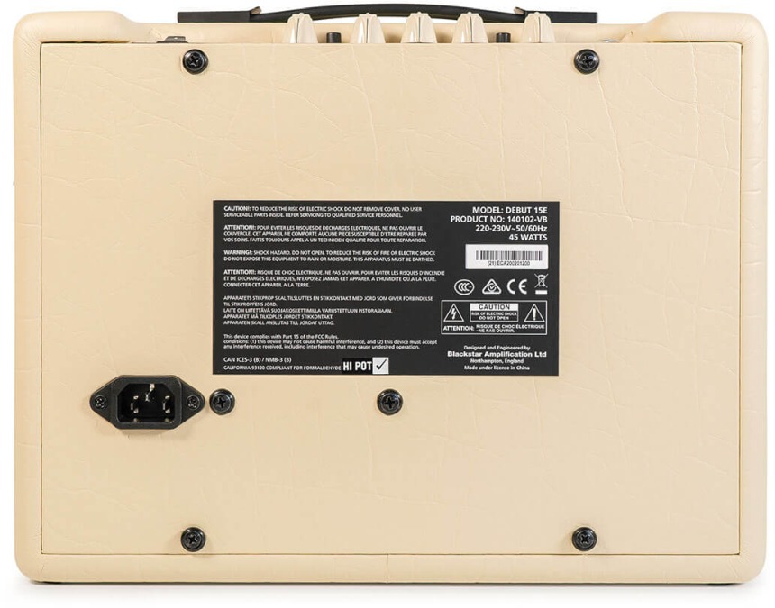 Blackstar Debut 15E Cream - 4
