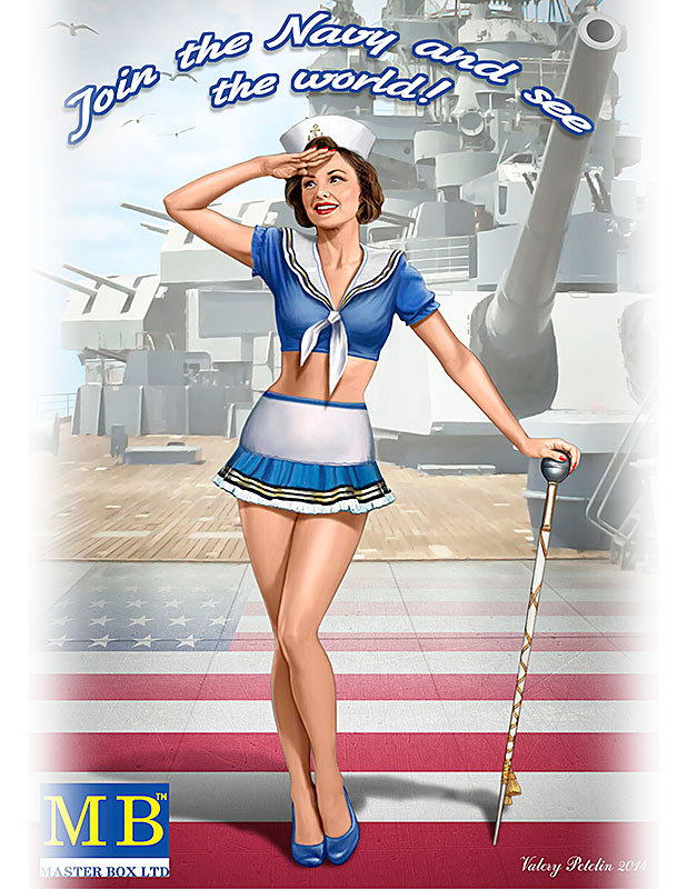 1/24 Pin-up series, Kit No. 4. Suzie