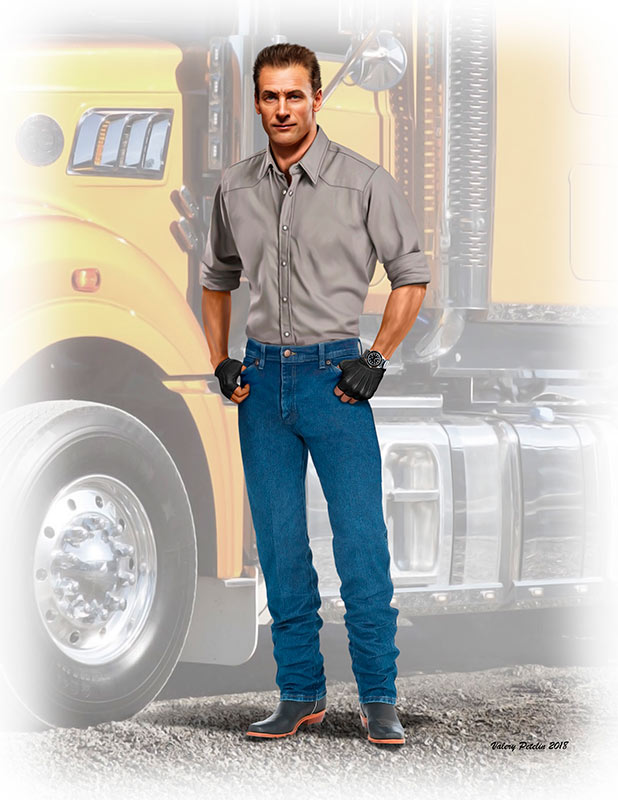 1/24 Truckers series.ÿStan (Long Haul) Thompson