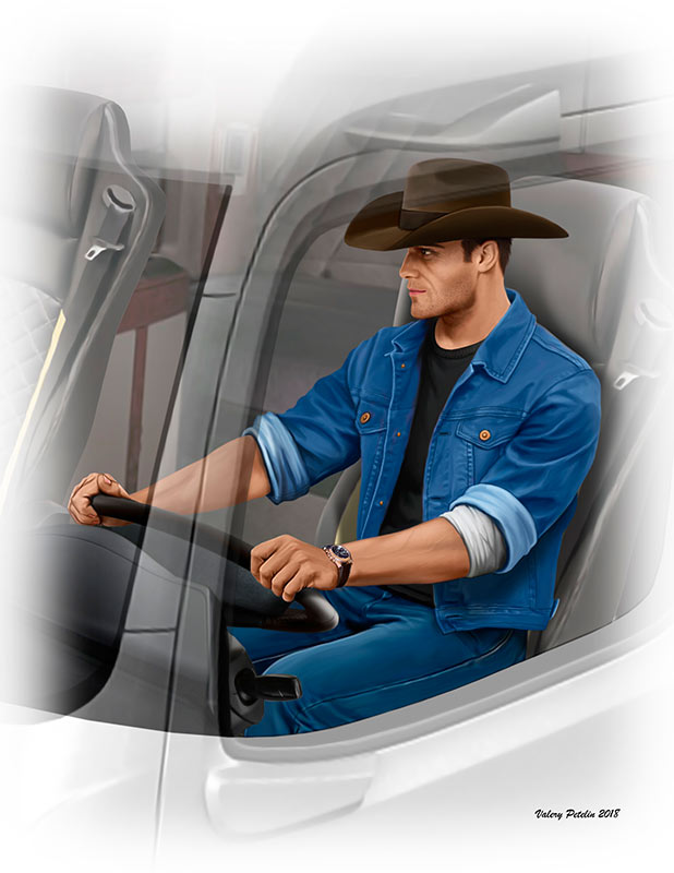 1/24 Truckers series. Mike (Beach Boy) Barrington