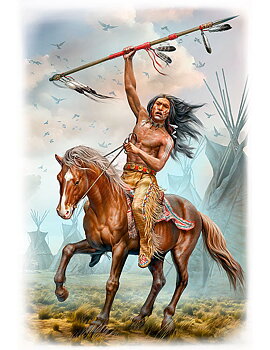 1/24 Buffalo Hunter. Running Bear