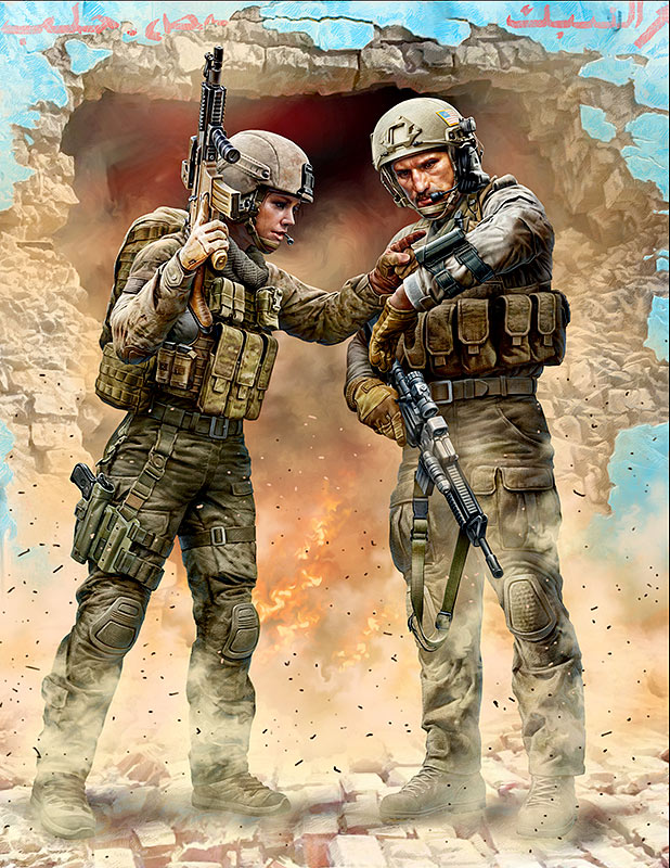 1/24 Modern War Series, kit No. 1. Our route has been changed!