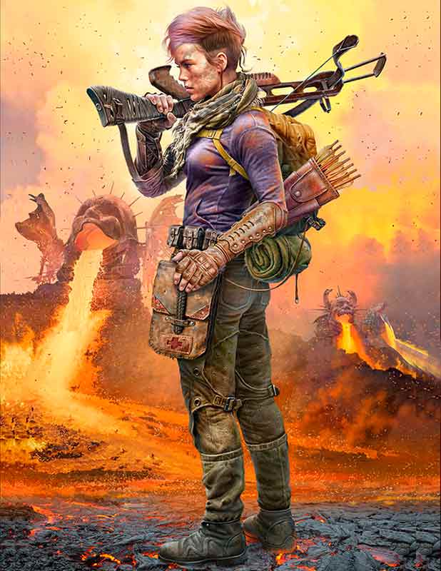 1/24 Post-apocalyptic series. The Last Bridge. Kit No. 1. Sabrina