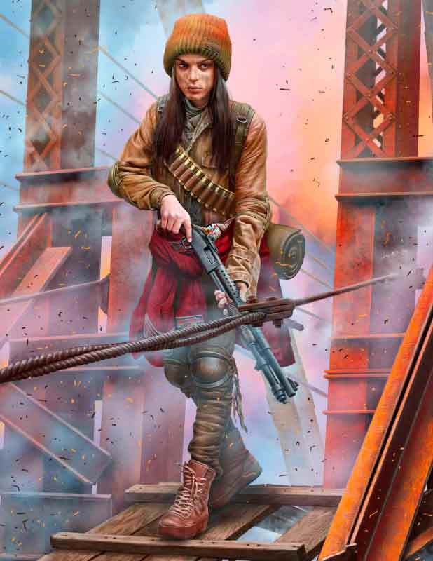 1/24 Post-apocalyptic series. The Last Bridge. Kit No. 3. Splinter