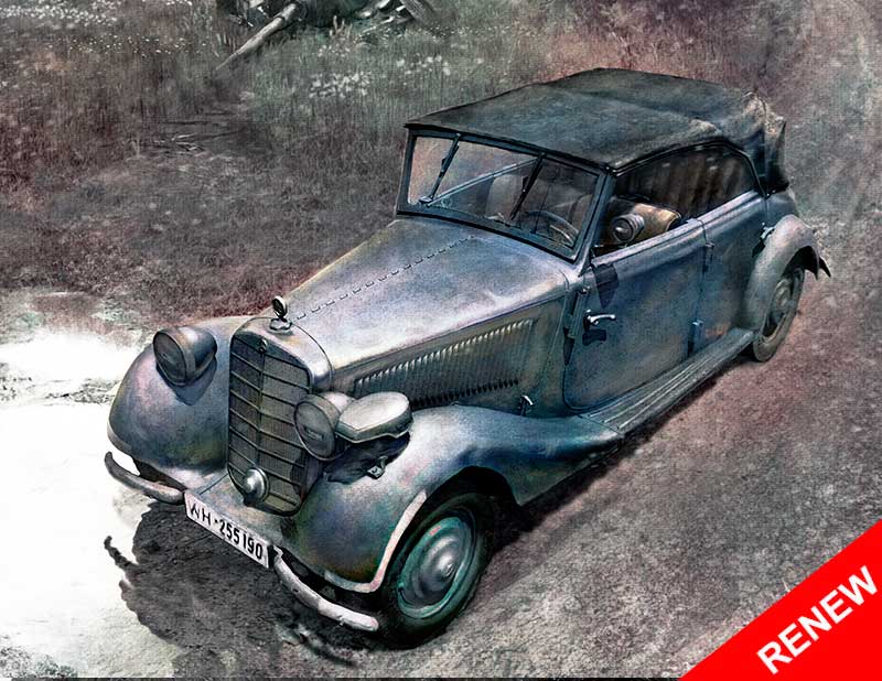 1/35 German military car, Type 170 V, Tourenwagen, 4 T�ren, 1937-1940