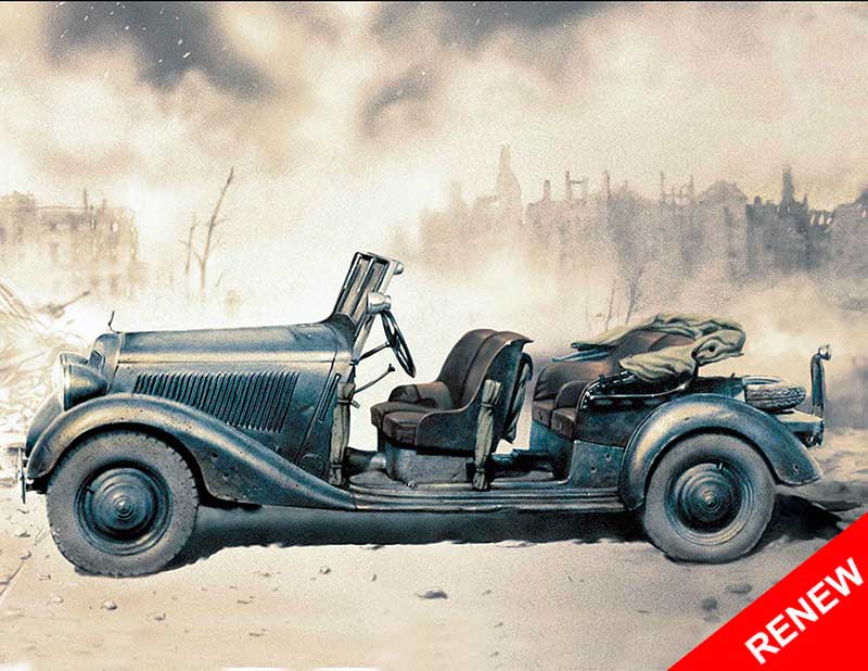 1/35 Polizei-Kuebelsitzwagen abÿ1937, German military car, WW II era