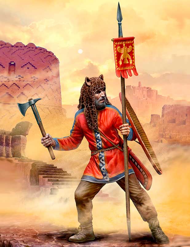 1/32 Greco-Persian Wars Series. Kit ? 9. Flag Officer of the Persian Heavy Infantry