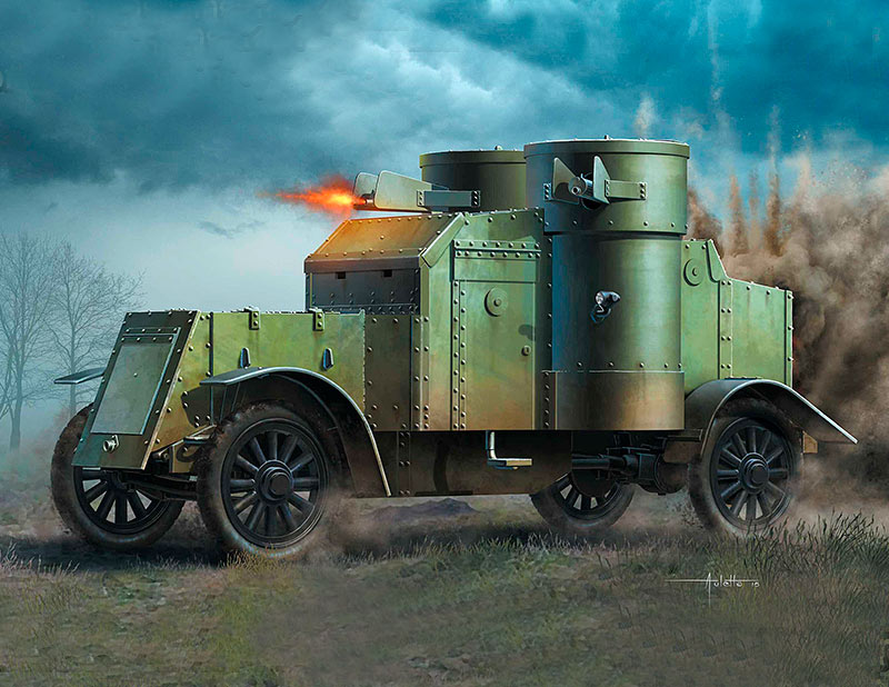 1/72 British Armoured Car, Austin, MK III, WW I Era
