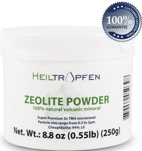 Heiltropfen Zeolite Clinoptilolite 3xTMA – Zeolitpulver (250g)