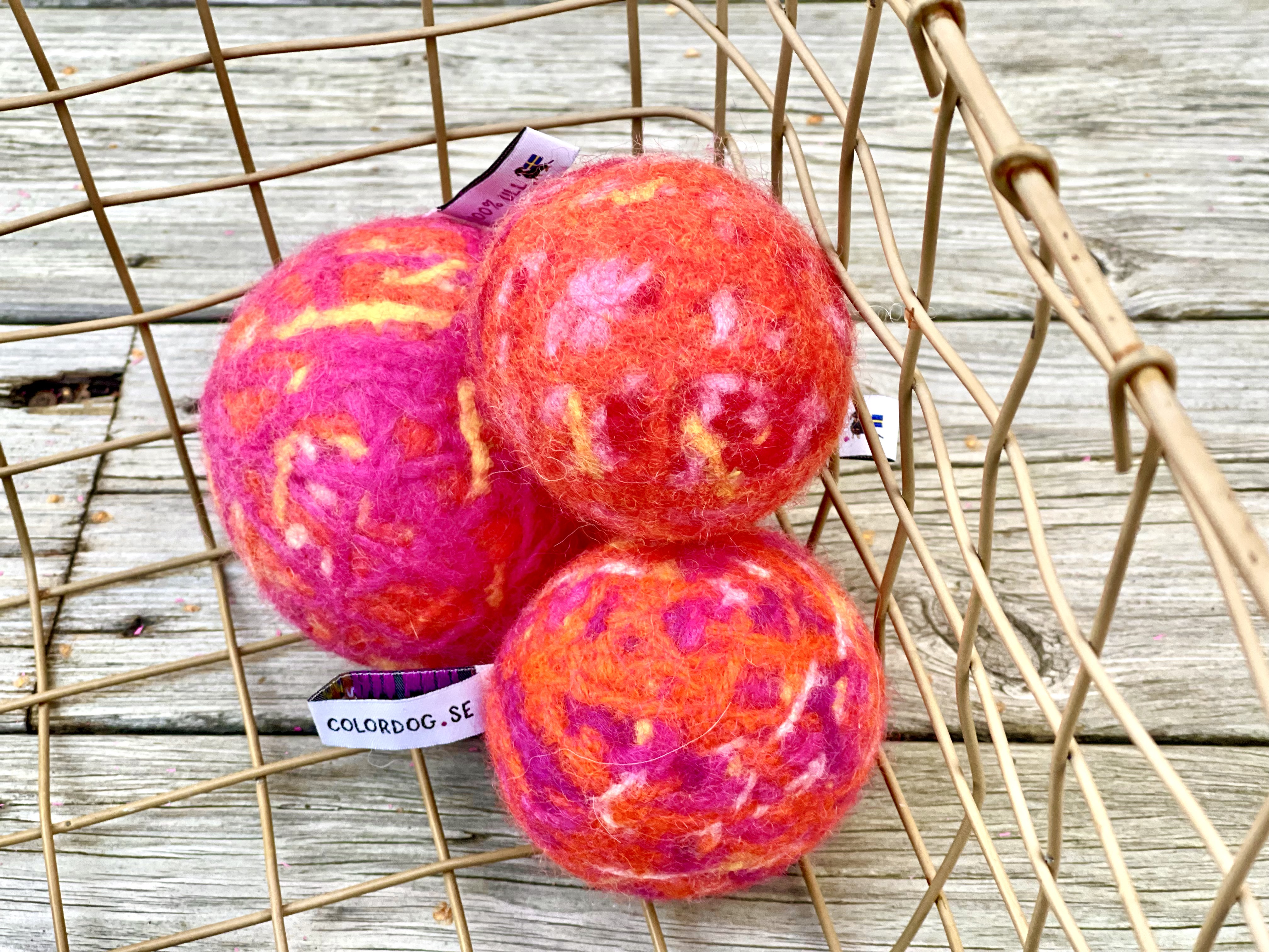 Boll - Rosa + orange - Medium - 2