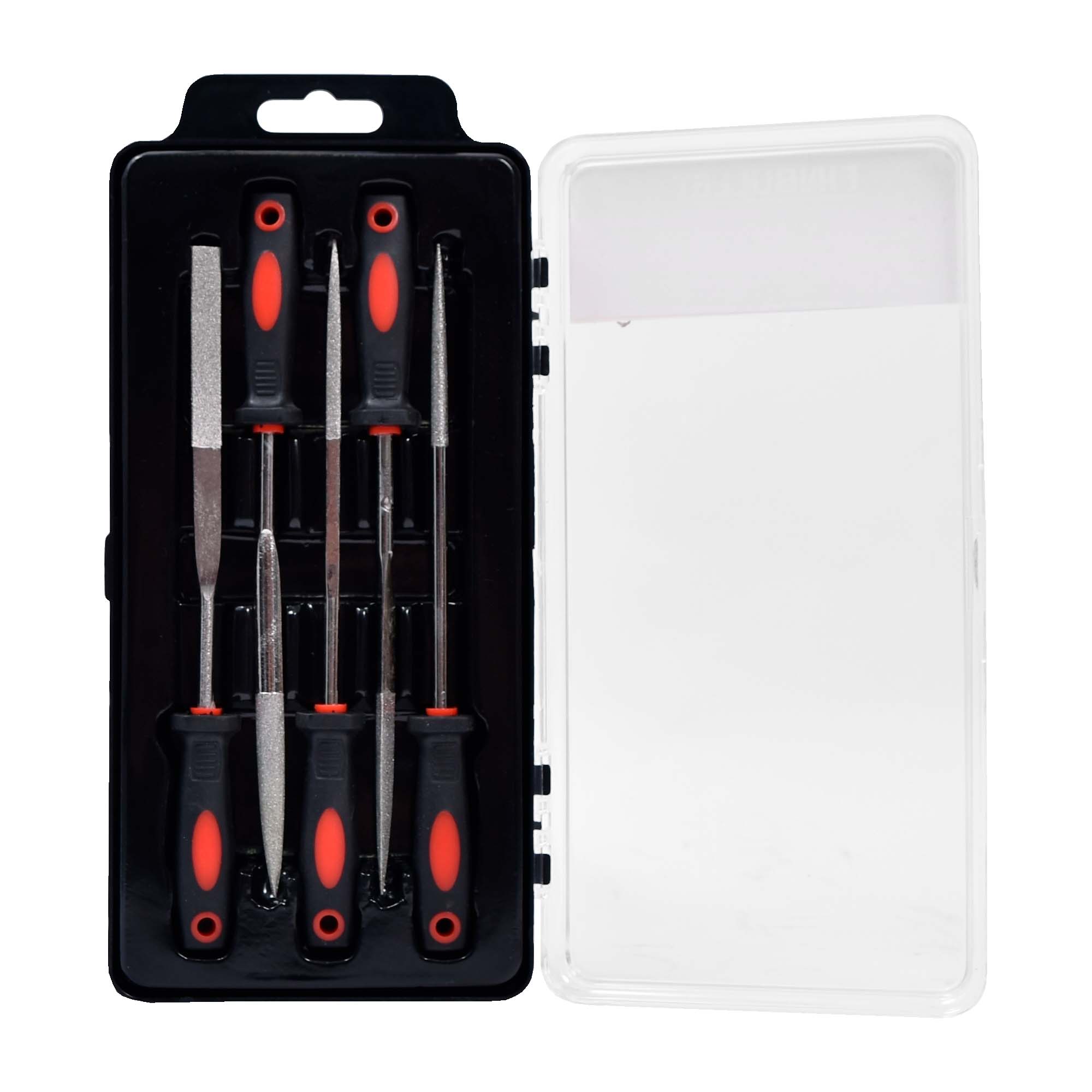 Diamantnålfil set 5 st. 4*160 mm - 2