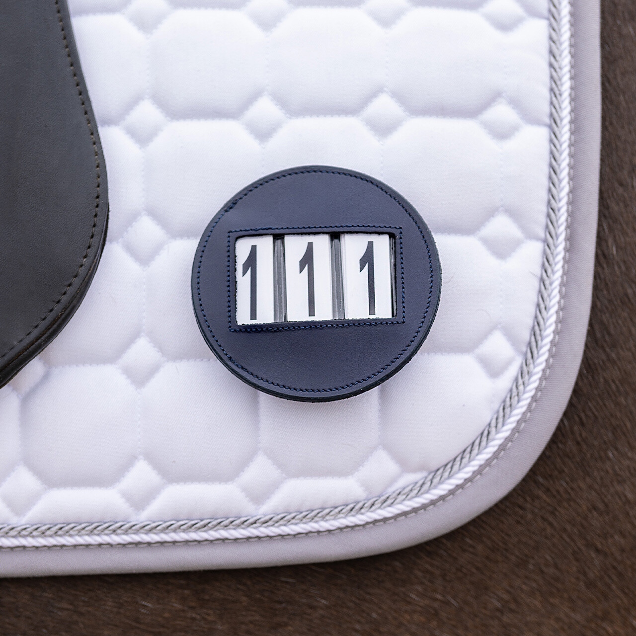 QHP Modeste Round Number Holder - Navy