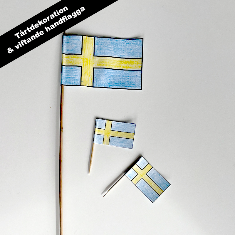 Sveriges Nationaldag Pyssel - Stora Sverigepysslet - 6