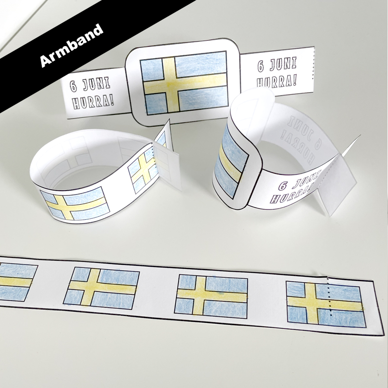 armband sveriges nationaldag