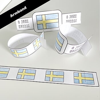 armband sveriges nationaldag