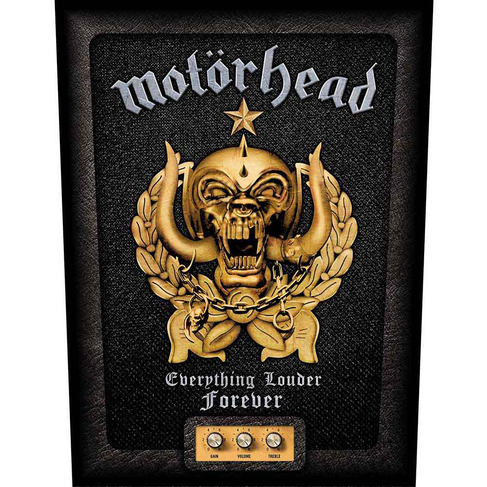 Motörhead Back Patch: Everything Louder Forever