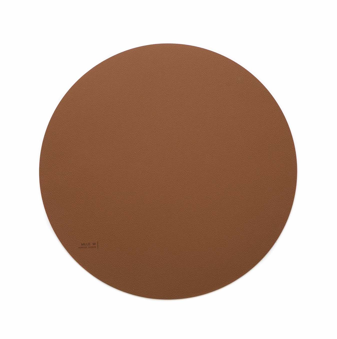 Bordstablett Round Cognac