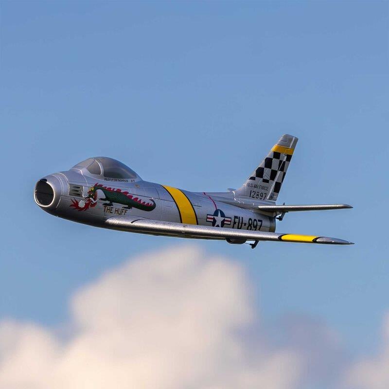 E-flite UMX F-86 Sabre 30mm EDF Jet BNF Basic with AS3X and SAFE Select - 28