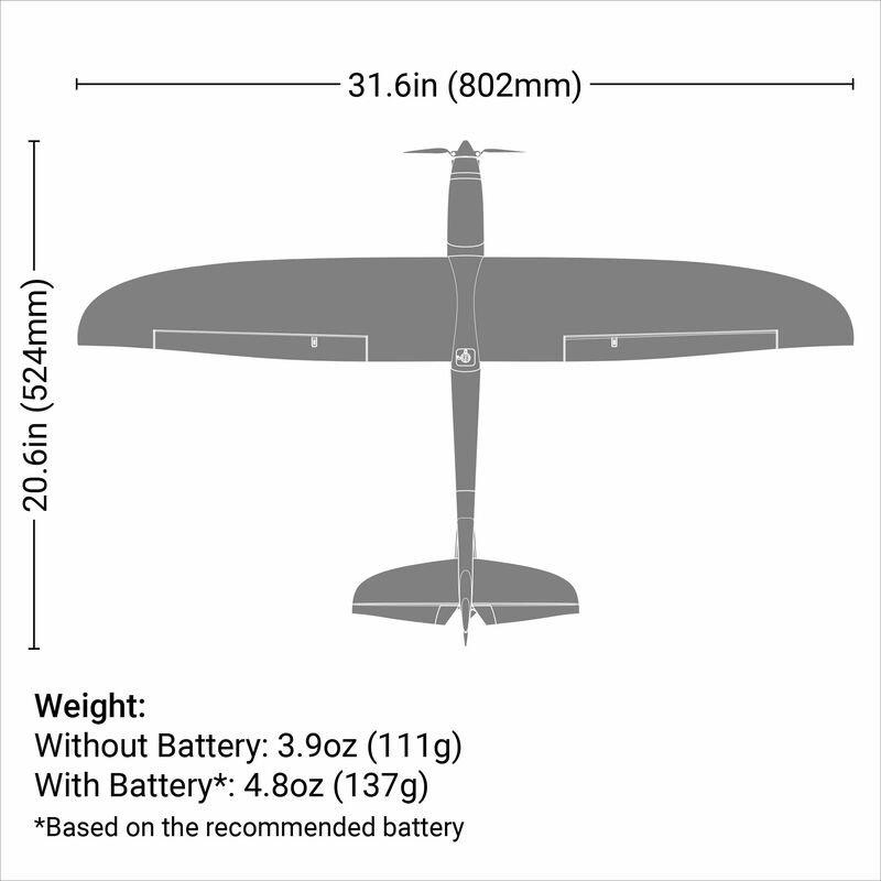 E-flite UMX Conscendo BNF Basic with AS3X and SAFE Select - 25