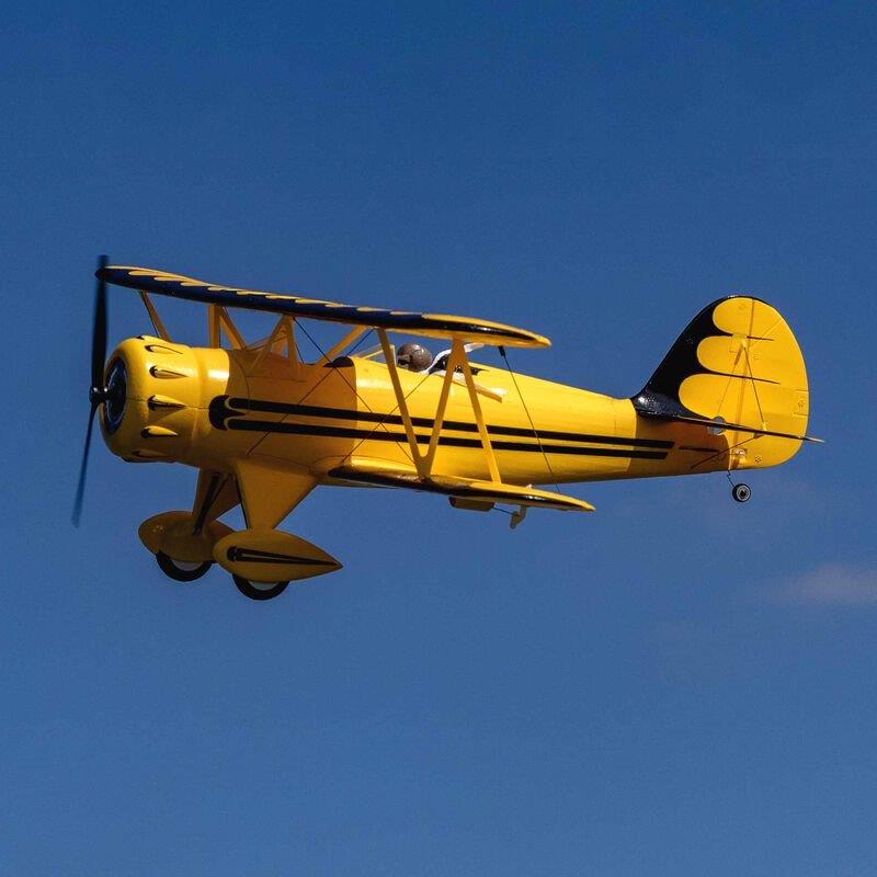 E-flite UMX WACO BNF Basic with AS3X and SAFE Select, Yellow - 9
