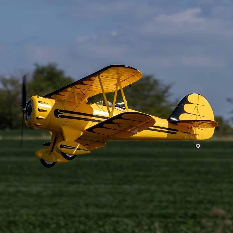 E-flite UMX WACO BNF Basic with AS3X and SAFE Select, Yellow - 7