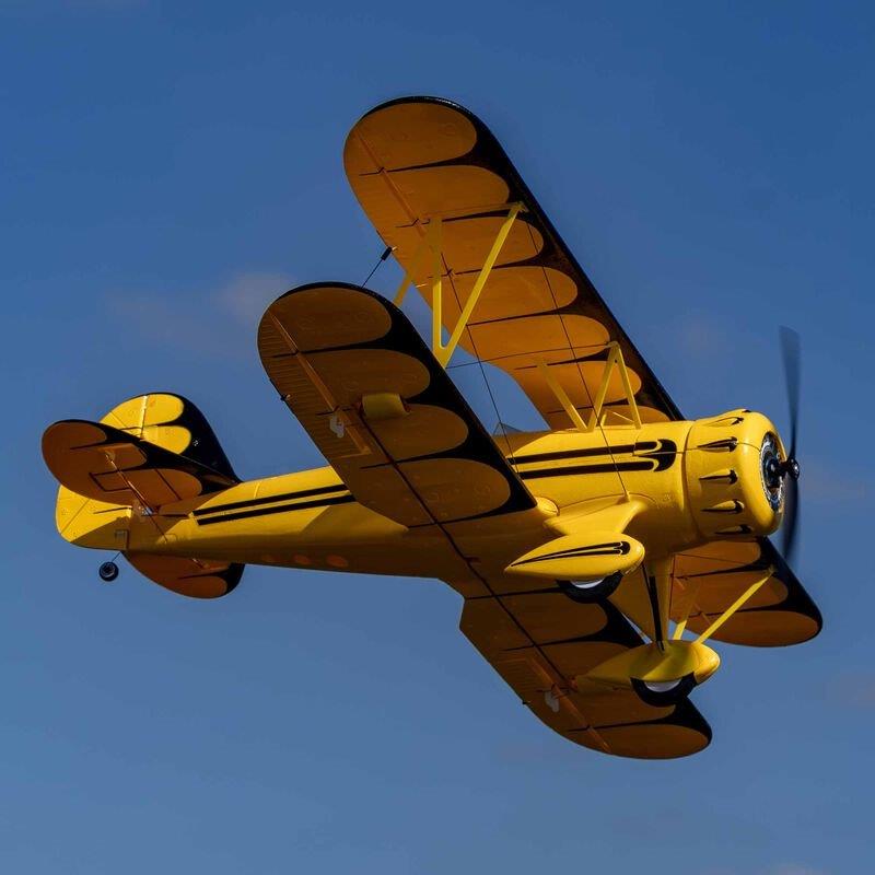 E-flite UMX WACO BNF Basic with AS3X and SAFE Select, Yellow - 6