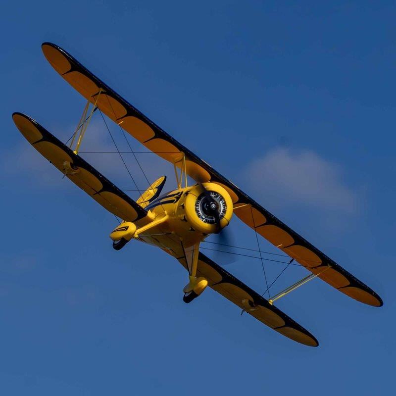 E-flite UMX WACO BNF Basic with AS3X and SAFE Select, Yellow - 4