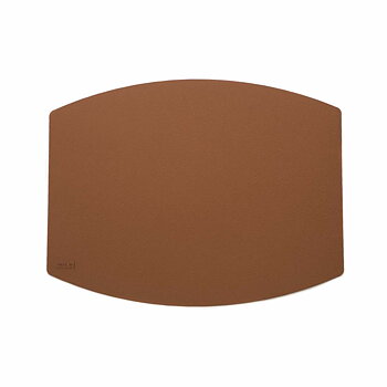 Bordstablett Ellips Cognac