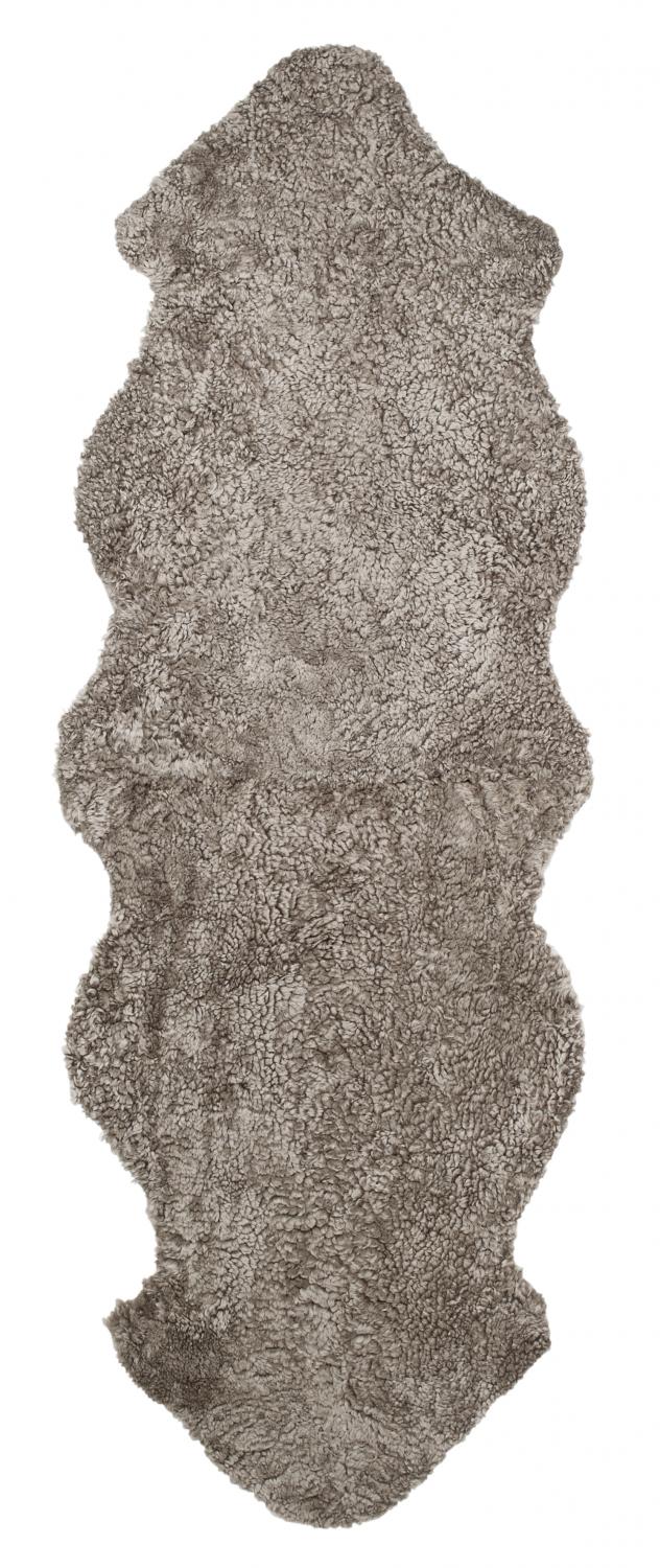 Skinnwille Lockigt Dubbelt Fårskinn Sahara