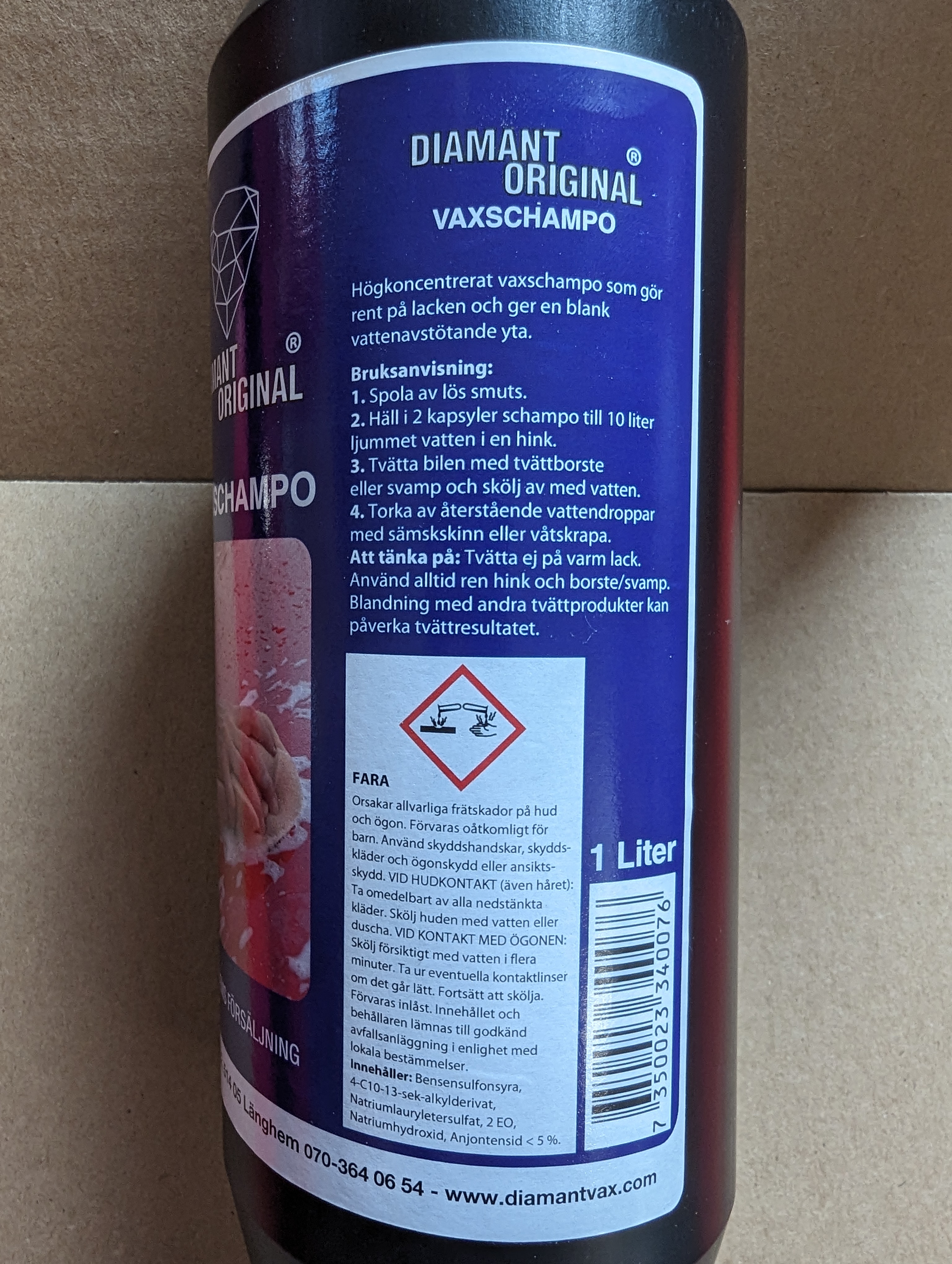 Diamond Wax Shampoo 1000ml - 2