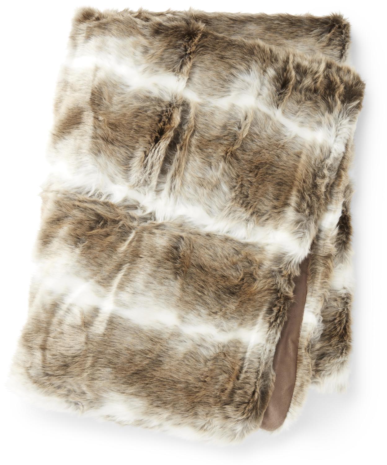 Skinnwille Pälspläd Stormy Nature Melange 120x180