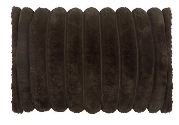 Wave Cushion L - Darkbrown