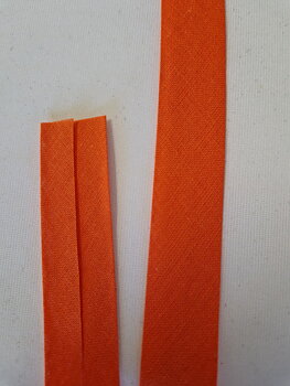20 mm snedslåband i 100% bomul fg Orange