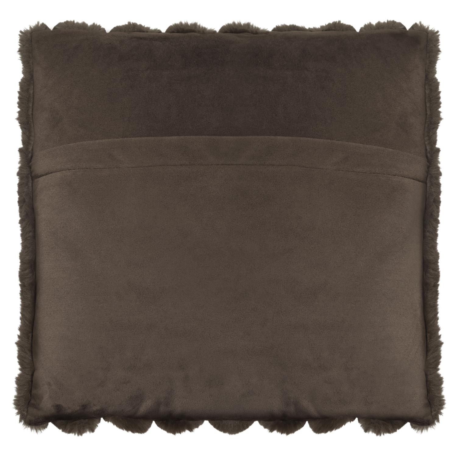 Wave Cushion M - Darkbrown - 2