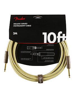 Fender Deluxe Series Instrument cable 3m Tweed