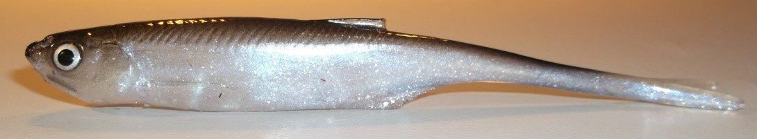 Dominator Realistic Baits Bleak V-tail 11 cm 3-pack - 4