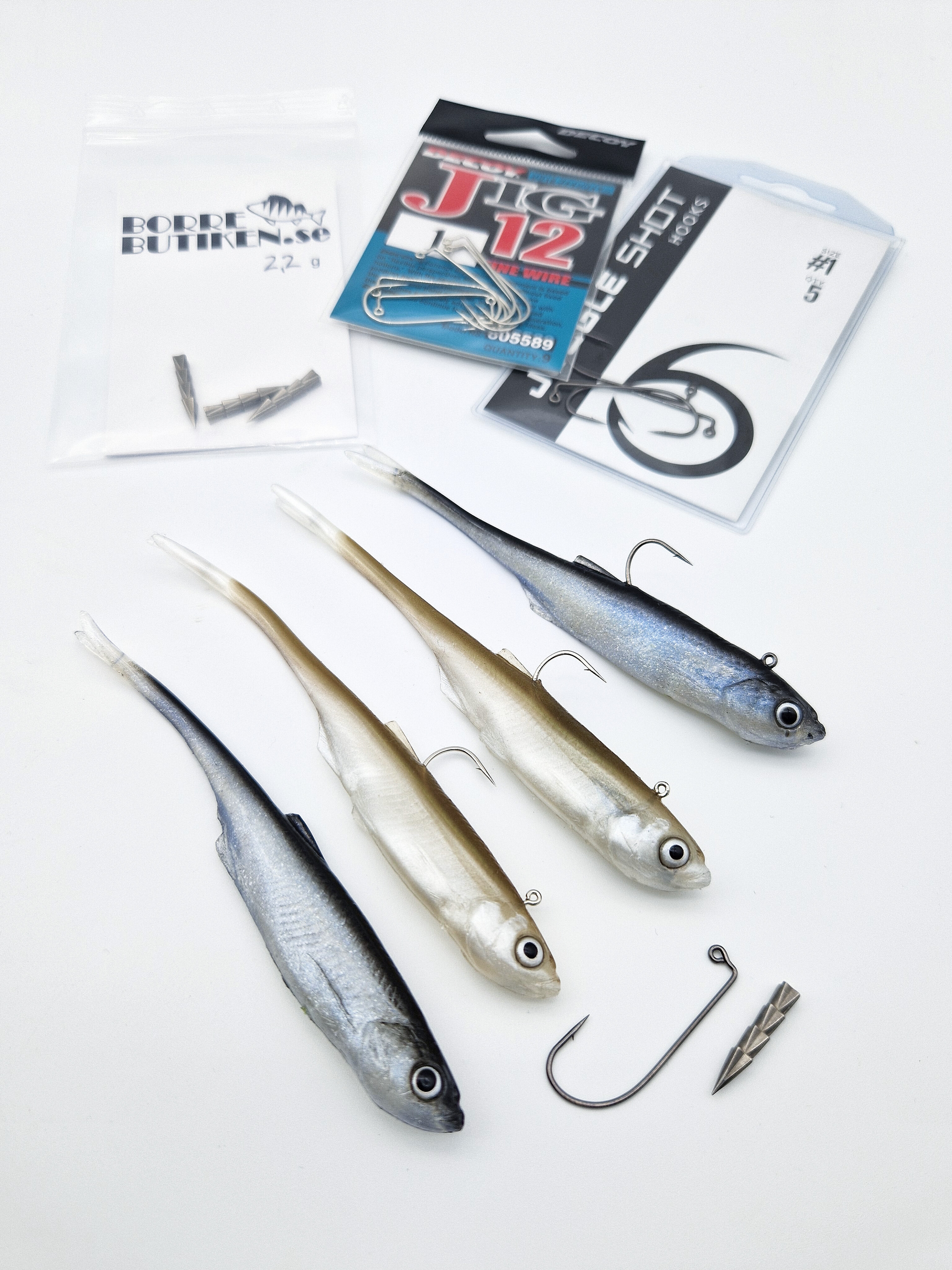Dominator Realistic Baits Bleak V-tail 11 cm 3-pack - 6
