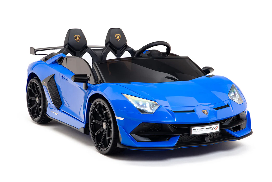 Lamborghini Aventador SVJ Barn elbil 2 sits Drifter Blå - 5