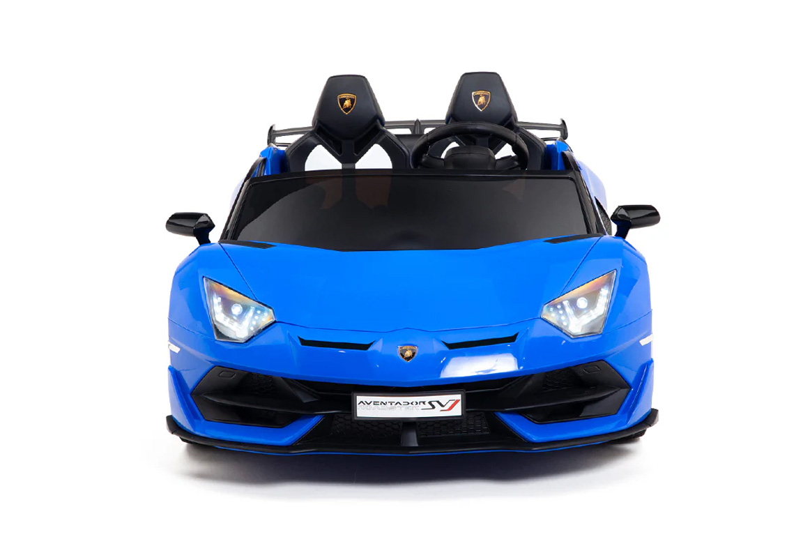Lamborghini Aventador SVJ Barn elbil 2 sits Drifter Blå - 3