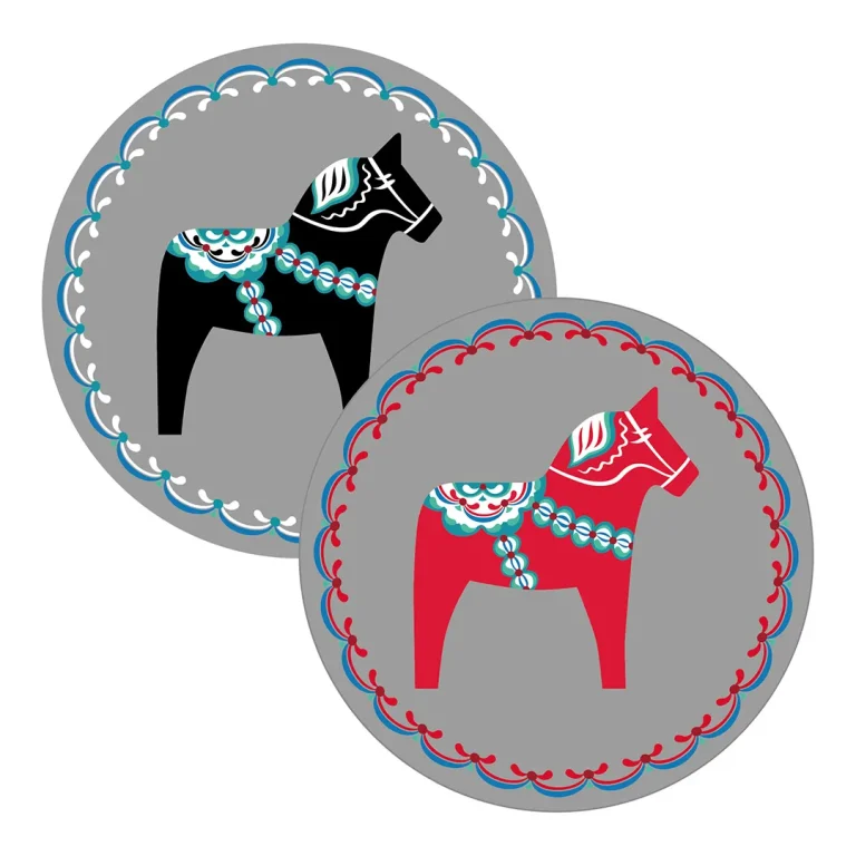 Coasters dalahorse 6-pak