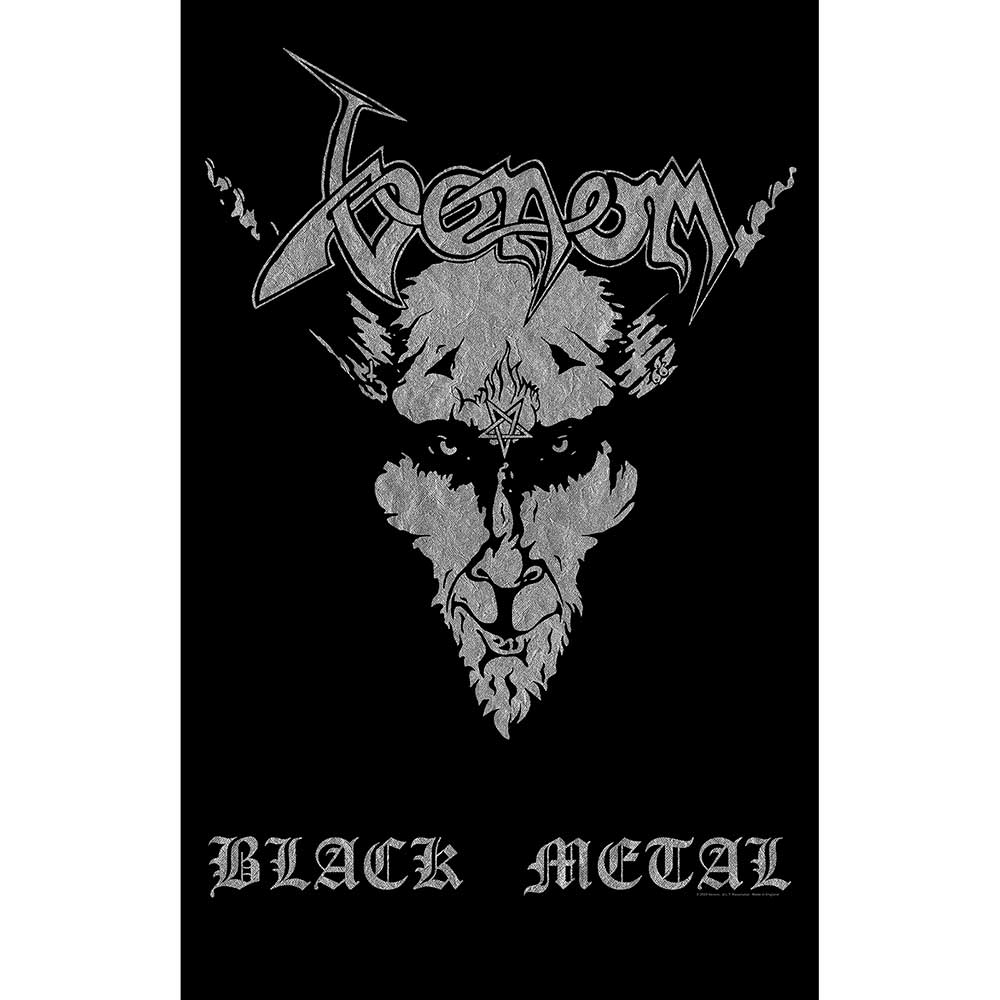 VENOM TEXTILE POSTER - BLACK METAL